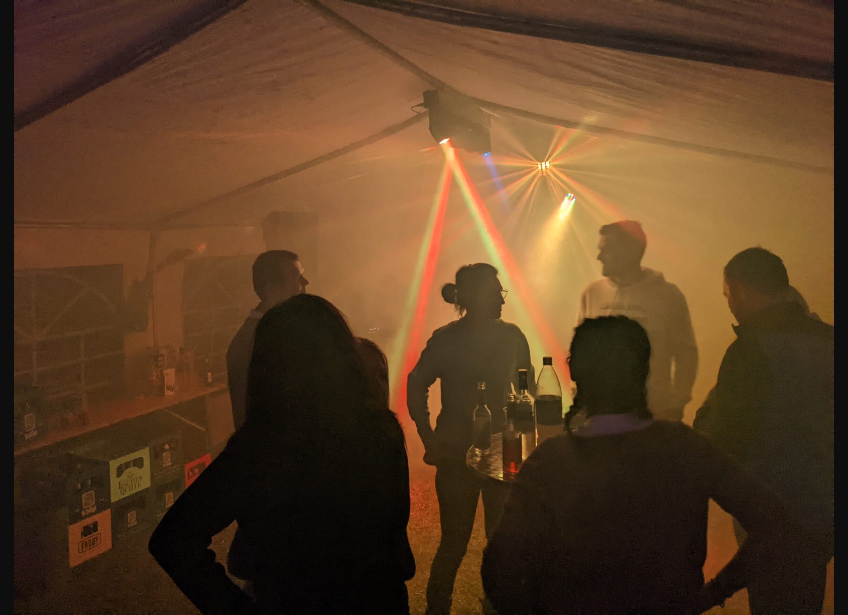 Club Atmosphäre auf der Hochzeit